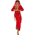 Robe de danseuse rouge fiestas guirca - costume indienne bollywood pour femme Robe de danseuse rouge fiestas guirca - costume indienne bollywood pour femme