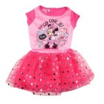 Robe - disney - min24 - 1013 s1 - 6 / 8a - tulle minnie - rouge - fille
