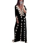 Robe t boheme de plage v robe grand robe longue femme maxi robe de plage cocktail robes manche courte ...