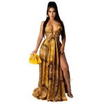 Robe femme - africaine longue ajoure - fr21ic4