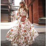 Robe femme Été bohème chic manches 3 / 4 impression maxi robe décontractée robe longue elegante robe ... Robe femme Été bohème chic manches 3 / 4 impression maxi robe décontractée robe longue elegante robe ...