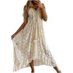 Robe femme ete - bohme - robes de plage chic et lgant - grande taille - beige