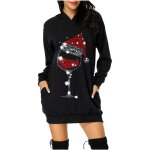 Robe femme robe de noel moche imprim wapiti moche automne hiver chaude dcontract pull noel femme drole ...