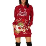 Robe femme robe de noel moche imprim wapiti moche automne hiver chaude dcontract pull noel femme drole ...