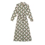 Robe femme la petite Étoile anadeline - kaki / caramel - 38 Robe femme la petite Étoile anadeline - kaki / caramel - 38