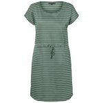 Mini robe - vero moda - vmapril - vert olive - coton bio - cordons � la taille