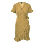 Robe femme vero moda vmhenna - jaune dor� - xs