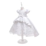 Robe filles bébé de cérémonie princesse mariage de fleur enfant longue elegant dentelle Robe filles bébé de cérémonie princesse mariage de fleur enfant longue elegant dentelle