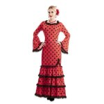 Robe flamenco - witbaard - rouge - femme - 100% polyester Robe flamenco - witbaard - rouge - femme - 100% polyester