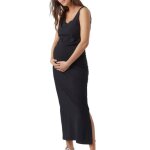 Robe de grossesse et allaitement noire femme mamalicious 20017430