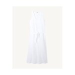 Robe longue �ponge ibiza - just over the top - femme - blanc - coupe longue - bretelles