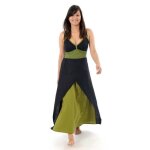 Robe longue ethnic chic dhanya - fz1355 - 100% pur coton l�ger et doux du n�pal - noir - adulte - mixte ...