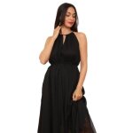 La modeuse - robes - robe longue et fluide dotée dun col américain et de volants. modèle avec un élastique ... La modeuse - robes - robe longue et fluide dotée dun col américain et de volants. modèle avec un élastique ...