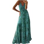 Robe longue femme - chic - bohme - col en v - grandes tailles - t