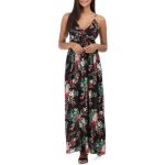 La modeuse - robes - robe longue à motif à fleurs avec liens de serrage à la taille. modèle smocké à ... La modeuse - robes - robe longue à motif à fleurs avec liens de serrage à la taille. modèle smocké à ...