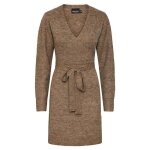 Robe en maille bestseller a - s pcellen ls wrap knit dress noos bc couleur fossil pour femme Robe en maille bestseller a - s pcellen ls wrap knit dress noos bc couleur fossil pour femme