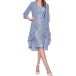 Robe de mariée - charme solide - bleu - deux pièces - femme Robe de mariée - charme solide - bleu - deux pièces - femme