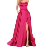 Robes de marie pour femmes marques de luxe couleur unie robes de cocktail longues robes de marie pour ...