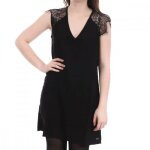 Robe noir dentelle femme teddy smith verana Robe noir dentelle femme teddy smith verana
