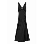 Robe longue sans manches delaney noire femme la petite etoile