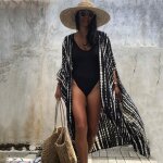 Robe de plage pareo châle de protection solaire de plage 100% coton robe châle à fleurs haut de bikini ... Robe de plage pareo châle de protection solaire de plage 100% coton robe châle à fleurs haut de bikini ...