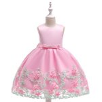 Robe de princesse en dentelle pour filles tutu pour enfants de soir�e danniversaire rose