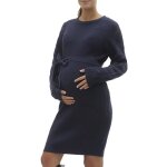 Robe pull de grossesse marine femme mamalicious newlina