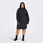 Robe pull longue en maille col montant manches ballons femme only carmakoma