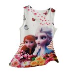 Robe - la reine des neiges 2 - elsa anna - blanc - enfant - fille
