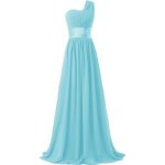 Robe de soire femme longue vase - marque inconnue - turquoise - jaune - sans manche