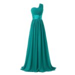 Robe de soire femme longue vase sans manche robe demoiselle dhonneur pour mariage - vert