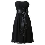 Robe de soir�e femmes sans bretelles mince �te cocktail partie