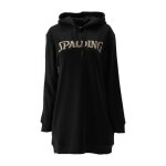 Robe sweatshirt à capuche femme spalding - black / beige - l Robe sweatshirt à capuche femme spalding - black / beige - l