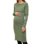 Robe verte femme mamalicious june