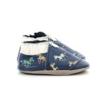 Robeez chaussons crazy zebra bleu