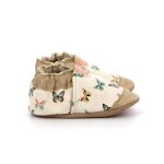 Robeez chaussons crazybutterfly blanc argent