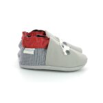 Robeez chaussons heroes car gris clair marine rouge