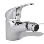 Robinet de bidet de salle de bain - vidaxl - monotrou - mtal - chrome