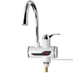 Robinet chauffe - eau lectrique instantan de cuisine 3000w affichage numrique led 360 rotatif temprature ...