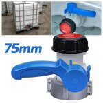 Robinet  clapet dn50 pour cuve 1000 litres ibc ibc adaptateur de robinet raccord rapide 75mm