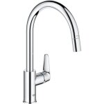 Robinet de cuisine - chrom� - bec haut en c - mousseur extractible - rotation 360 - limiteur de d�bit ...