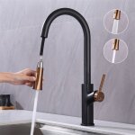 Robinet de cuisine avec douchette extractible mitigeur cuisine r�tractable avec 2 modes robinet d�vier ...