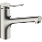 Robinet de cuisine - hansgrohe - zesis m33 - douchette extractible - bec pivotant 150� - sbox lite