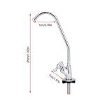 Robinet de cuisine - tbest - col de cygne - acier inoxydable - rotation 360° - argent Robinet de cuisine - tbest - col de cygne - acier inoxydable - rotation 360° - argent
