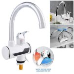 Robinet lectrique chauffe - eau instantan 3000w affichage numrique led 360 rotatif temprature rglable ...