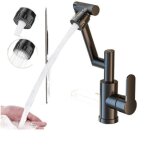 Robinet de lavabo - led affichage numrique - pulvrisateur pivotant - mlangeur vier