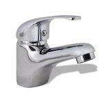 Robinet de lavabo - vidaxl - monotrou - chromé - hauteur totale 100mm - diamètre de perçage 130mm Robinet de lavabo - vidaxl - monotrou - chromé - hauteur totale 100mm - diamètre de perçage 130mm