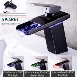Robinet mitigeur salle de bain led style moderne lumières bassin évier contrôle la température rgb de ... Robinet mitigeur salle de bain led style moderne lumières bassin évier contrôle la température rgb de ...