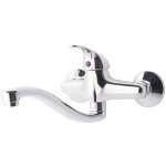 Robinet mural - wovte montage mural avec bec tr�s court 18cm