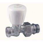 Robinet de radiateur - giacomini - r432x033 - 1 / 2 d16 - thermostatisable - laiton nickel� chrom�